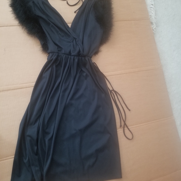 Women Black dress 7/8 - Picture 2 of 3